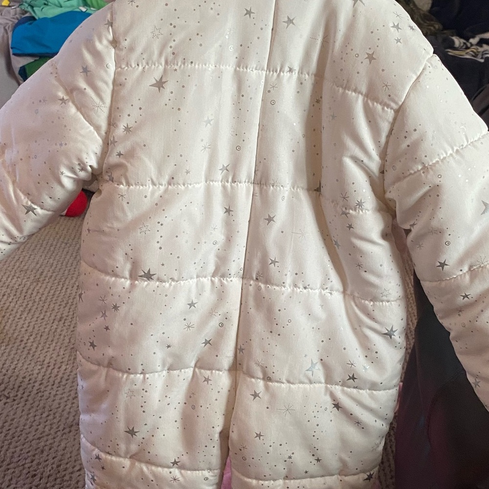 Warm, cute, cozy infant snowsuit